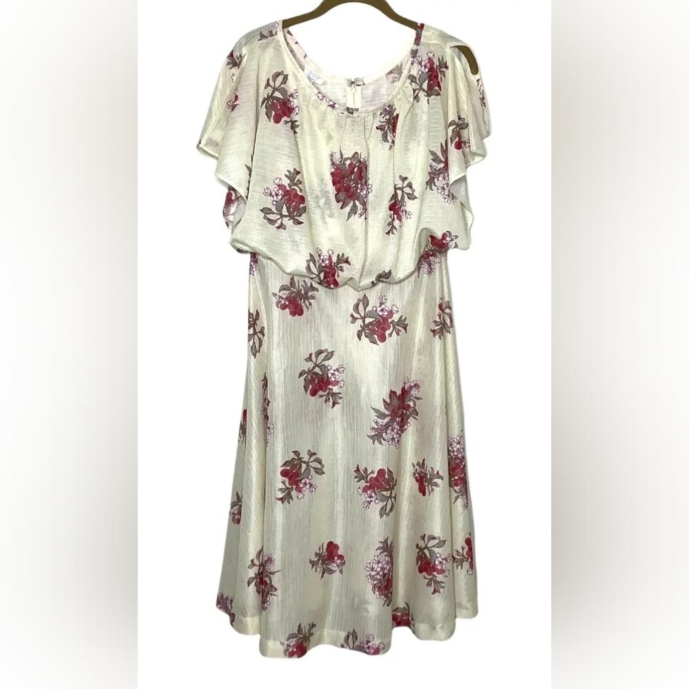 Vintage 1970s Sundress, Soft & Sheer Festival Boho Dress for Summer, Sears